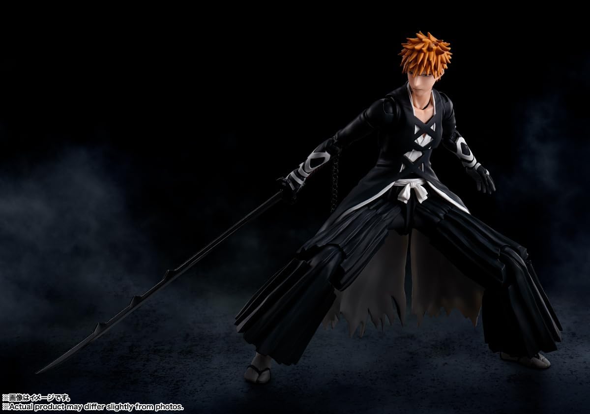 TAMASHII NATIONS - Bleach: Thousand-Year Blood War - Ichigo Kurosaki -Bankai Tensazagetsu-, Bandai Spirits S.H.Figuarts Action Figure