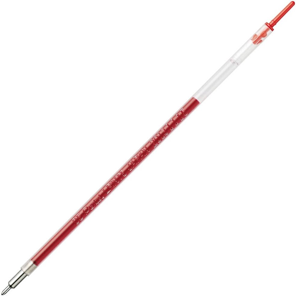 Pentel EnerGel Eye Plus XLRNT5-B Customized Pen Refill, 0.5, Red, 10 Pieces