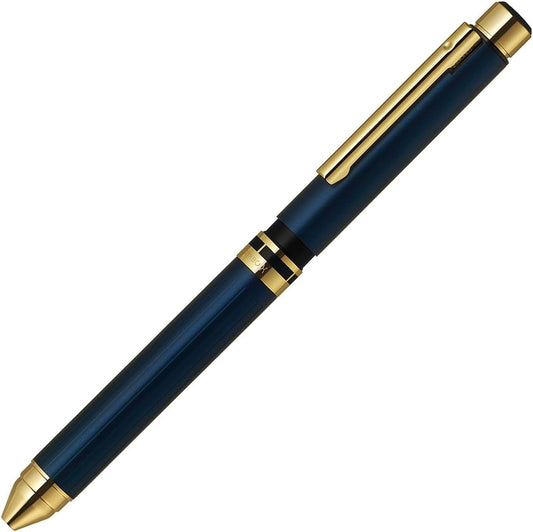 ZEBRA SB21-C-NVG Multi-functional Pen, Sharbo X, Premium TS10, Navy Gold, Product Size: 5.6 x 0.6 x 0.6 inches (142.9 x 15.5 x 11.8 mm), 0.9 oz (26.0 g)