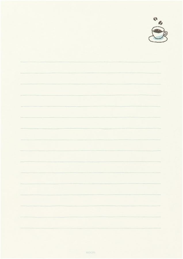 Midori Paper Letter Happy Clover Pattern