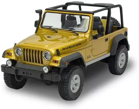 REVELL USA, LLC Plastic Model KIT, Jeep Wrangler Rubicon,12 years old and up Yellow