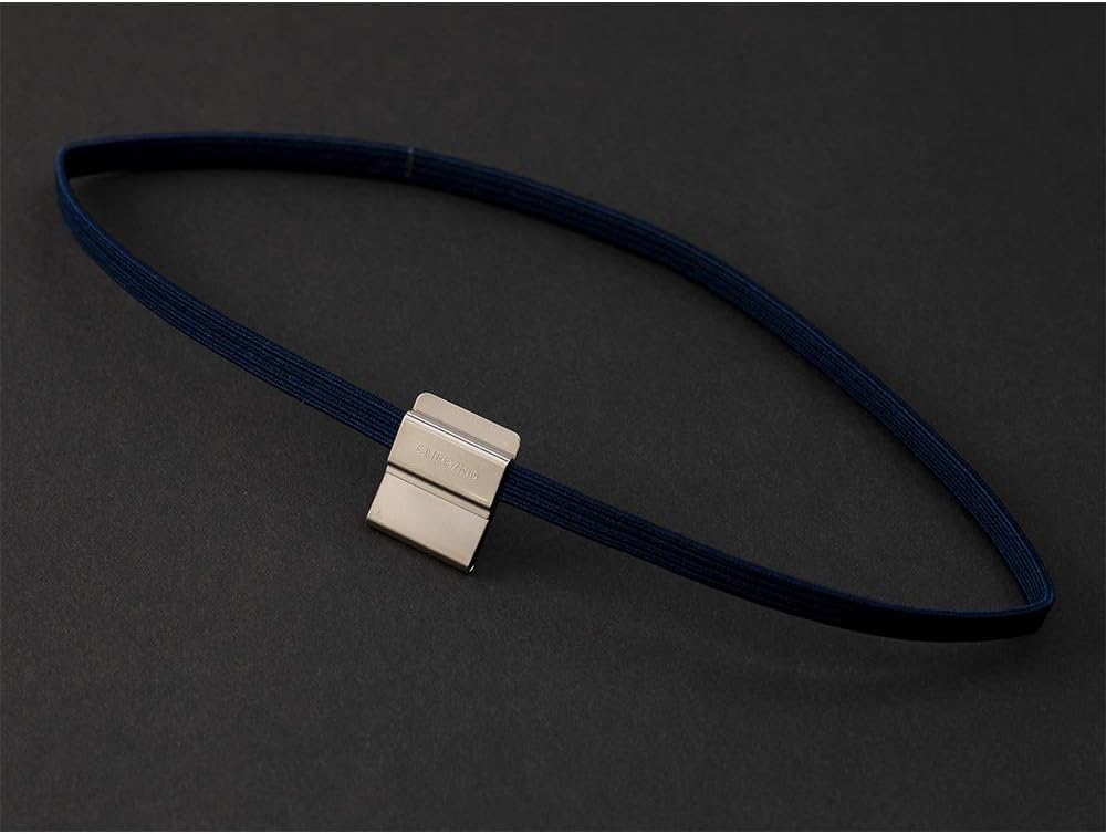 Midori 62321006 Book Band, Clip Band, for A5, Navy Blue