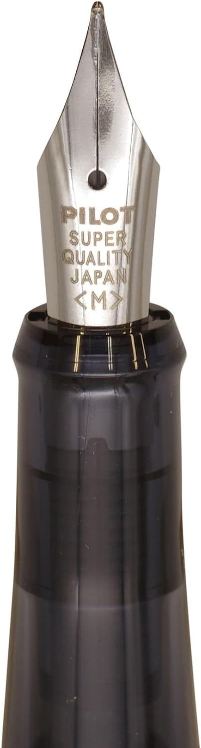 LIGHTIVE FLT-2SR-NCM Fountain Pen, Live, Medium Point, M, Non-Color, Lightweight Body, Stylish, Simple side view