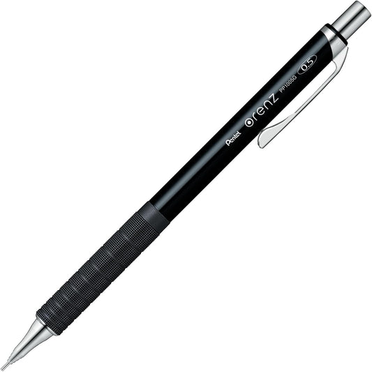 Pentel Olens Metal Grip 05 Mechanical Pencil, XPP1005G2-A, Black