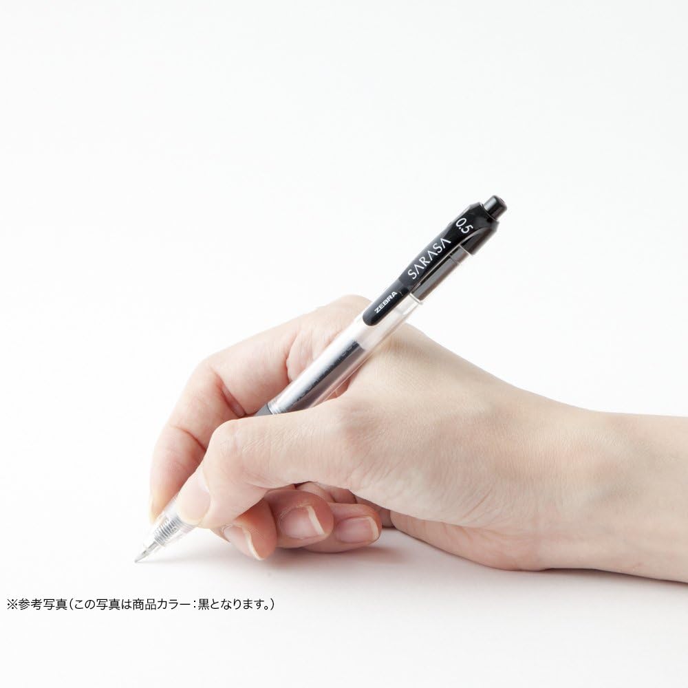 ZEBRA B-JJ3-BL Gel Ballpoint Pen, Sarasa, 0.5, Blue, 10 Pens