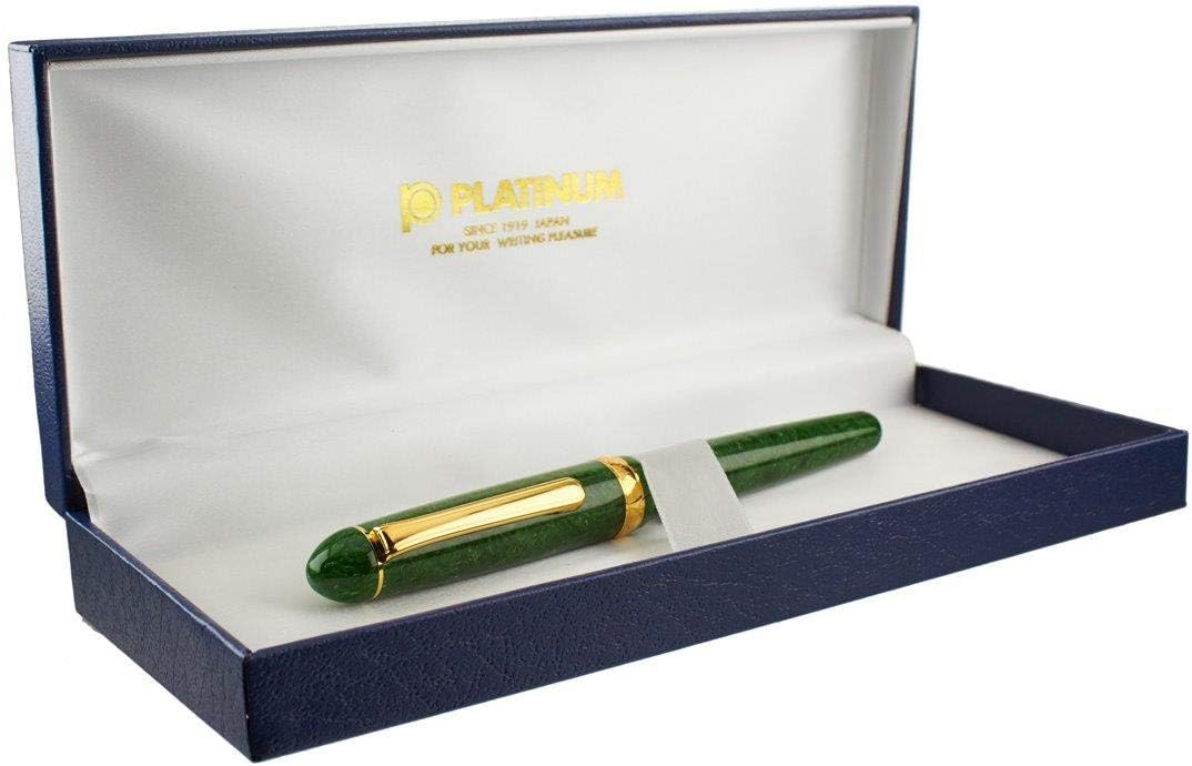 PLATINUM PTB-35000#24-3 Fountain Pen, Celluloid, Medium Point, Kingyo