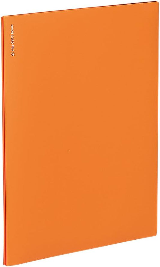 Kokuyo business card file Nobita A4 200 delegates Orange Mei -NF10YR