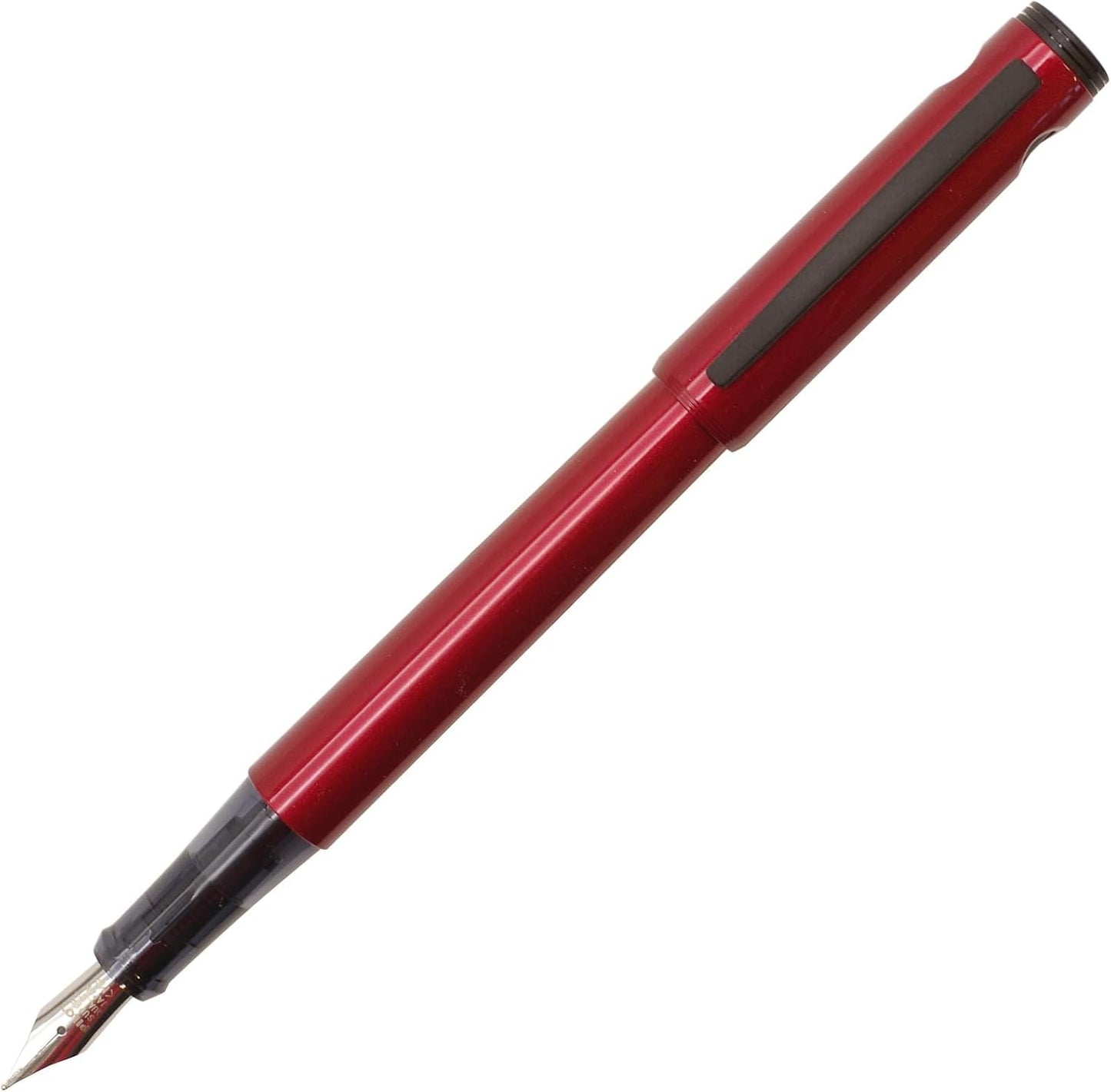 LIGHTIVE Fountain Pen, Live, Medium Point, M, Active Red, Lightweight Body, Stylish, Simple, F