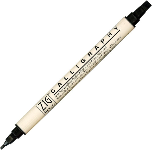 Kuretake Zig Memory System Calligraphy Marker Pure Black