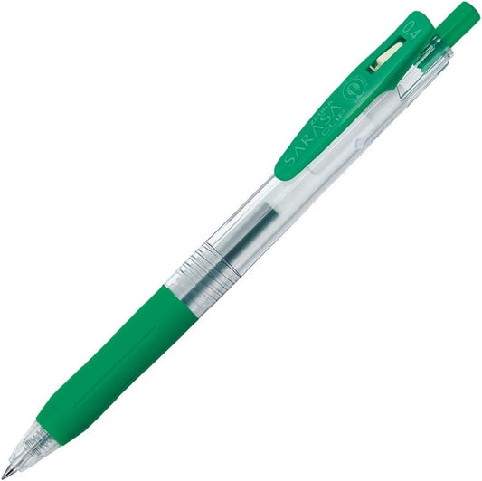 ZEBRA Gel Ballpoint Pen Sarasa Clip 0.4 Green 10pcs B-JJS15-G