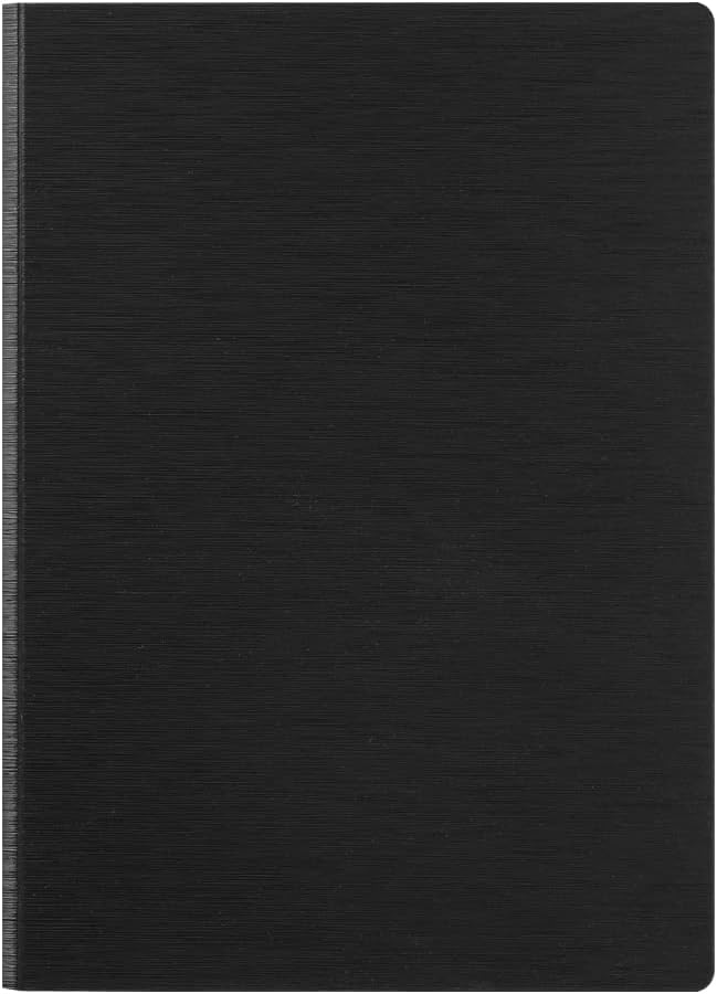 Midori Flat Diary, 2024, A5, Monthly, Black, 22279006 (Begins October 2023)