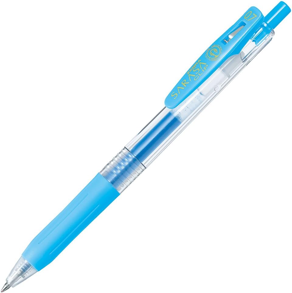 ZEBRA Sarasa Clip Gel Ink Ballpoint Pen, 0.7mm, 5 Color Set (JJB15-5CA)