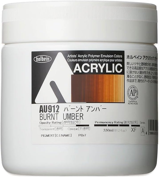 horubein Acrylic Paint Acrylic Color Burnt Umber (Color) au912 330ml