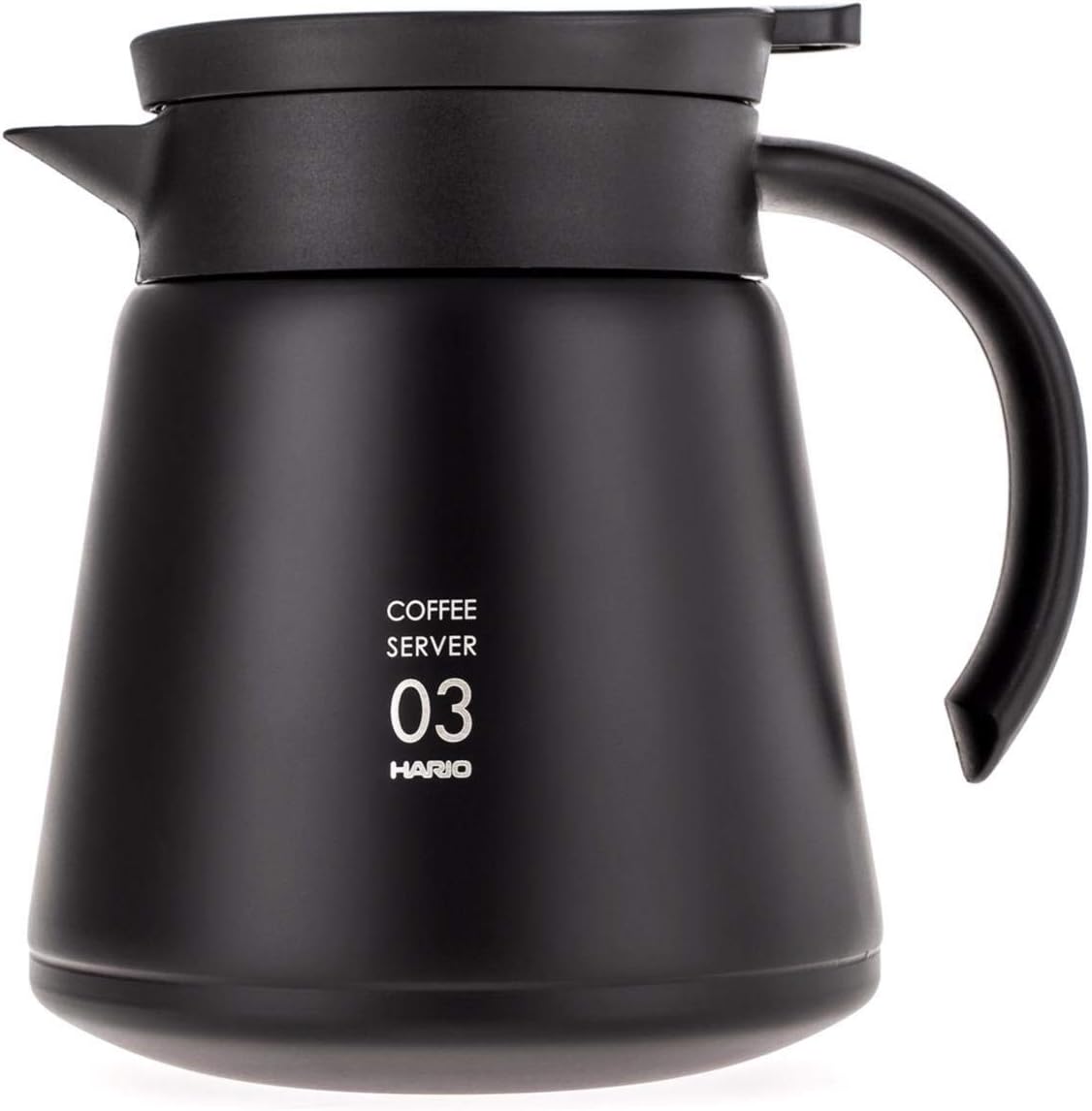 Hario V60 Insulated Metal Server, 800ml, Black