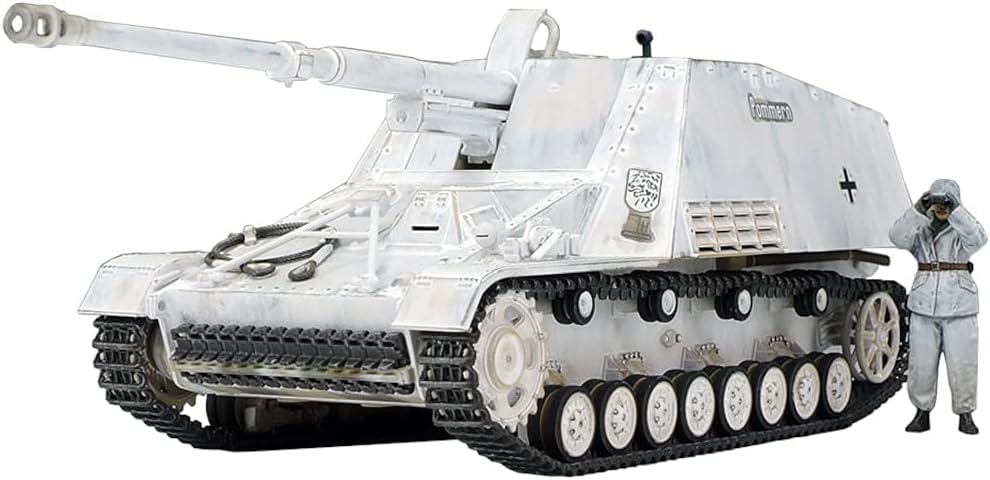 Tamiya 32600 1:48 German Rhino Tank Destroyer (1) - Faithful Replica Plastic Kit, Crafts, Model Kit, Assembly, Unpainted, Multi-Coloured