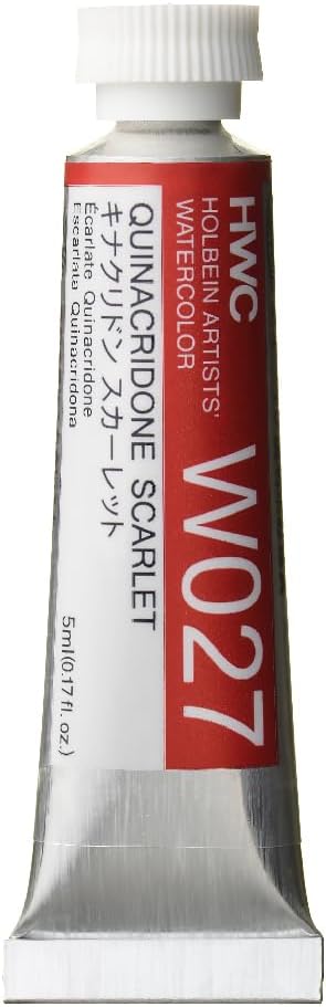 Holbein Artists Watercolor - Quinacridone Scarlet 5ml