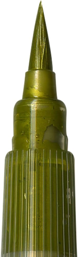 Kuretake DOE160-101 Brush Pen, Metallic, Gold, Gold