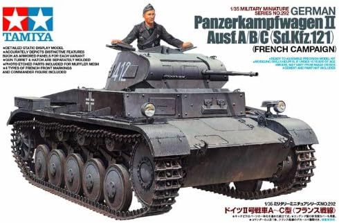 Tamiya Models Panzerkampfwagen II Ausf.A/B/C Model Kit (1/35 Scale)