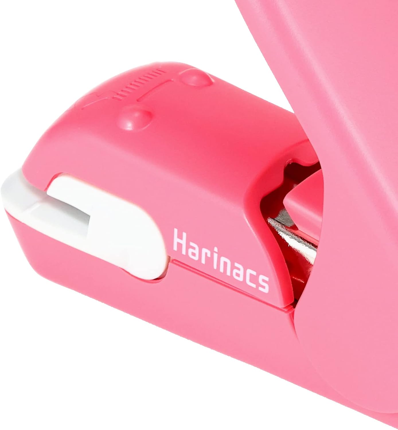 Kokuyo Stapleless Stapler, Red Pink Harinacs Press, Holeless for 5 Sheets Binding (SLN-MPH105P)