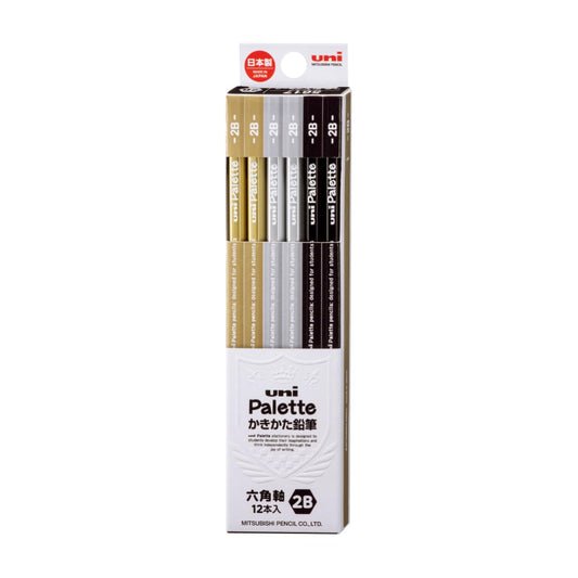 Mitsubishi Pencil K56172B Uni Palette 2B Black 1 Dozen