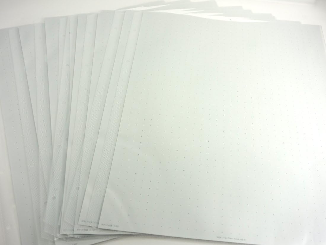 Kokuyo clear book wave cut Kawakami A3 10 sheets ash La -T883M