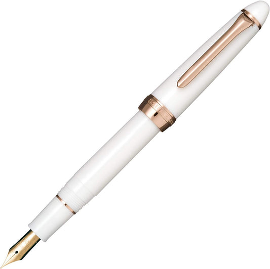 Sailor Fountain Pen, Fascine, Fine Point, White, 11-0725-210