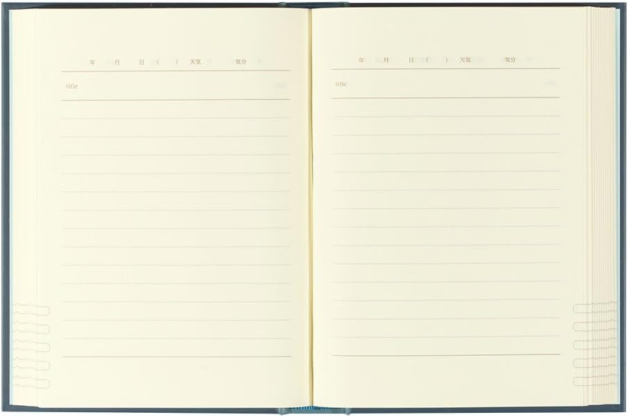 DESIGNPHIL Midori 12844006 Diary, 1 Page Per Day Western Style