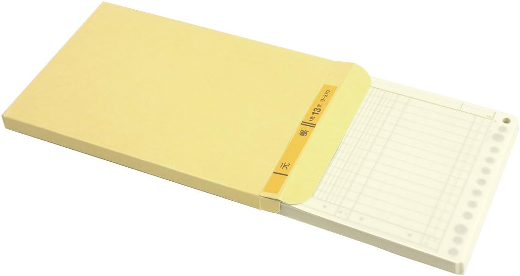 Kokuyo Single Color Loose Leaf B6 Ledger 13 Holes Li-370Z