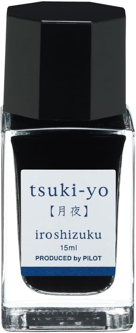 Fountain Pen Water Based Ink Iroshizuku Mini Bottle 0.5 fl oz (15 ml) (Moon Night) Single Item INK15TY