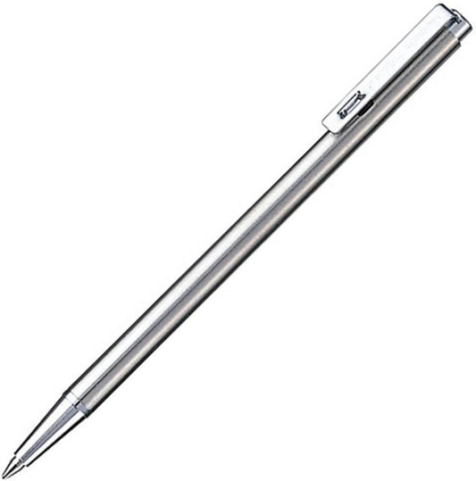 ZEBRA Mini Ballpoint Pen – 0.7mm, Silver Body, Black Ink (T-3)
