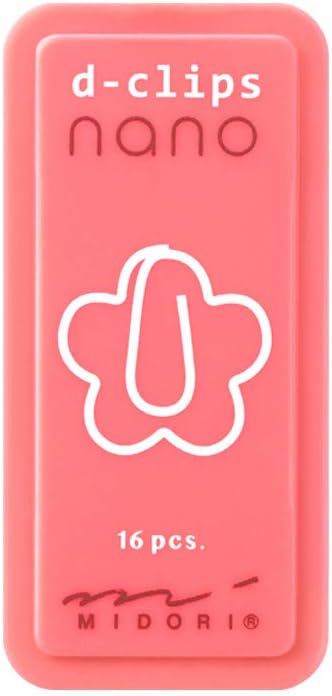 Midori Clip 43382006 Deep Clips Nano Floral Pattern