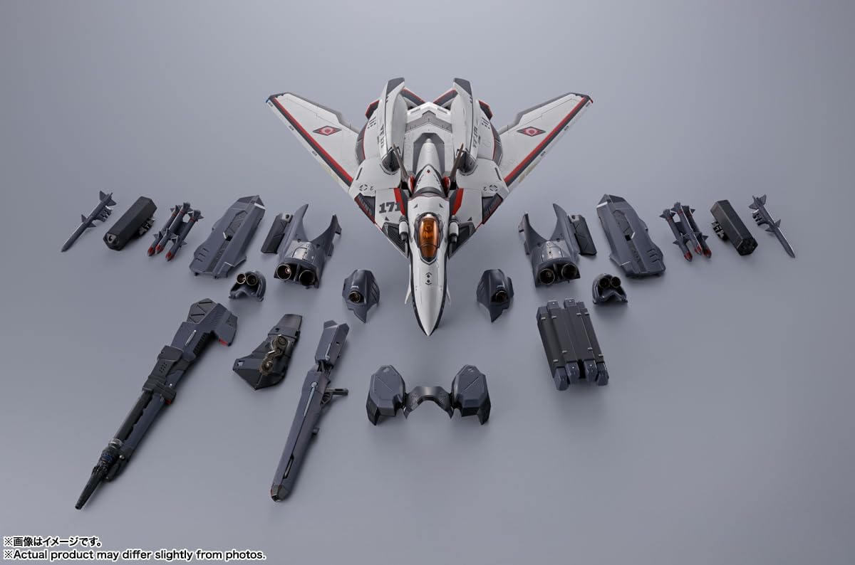 TAMASHII NATIONS - Macross Frontier - VF-171EX Armored Nightmare Plus EX (Alto Saotome Use) Revival Ver., Bandai Spirits DX Chogokin Figure