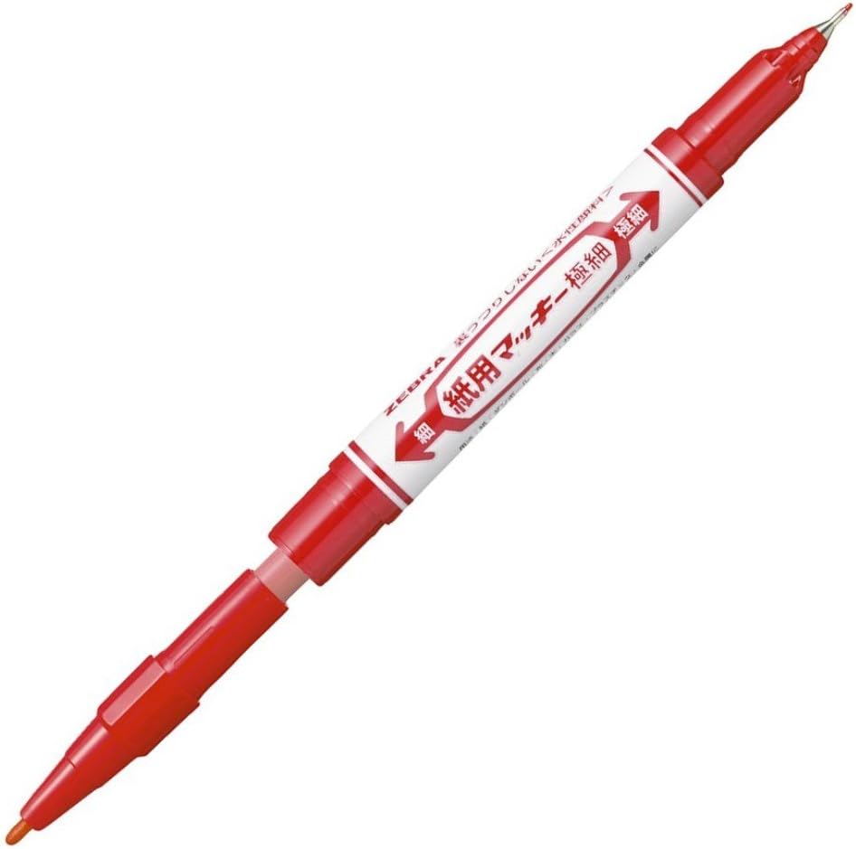 ZEBRA P-WYTS5-BK Water-Based Marker, Mckee Extra Fine Point, Black