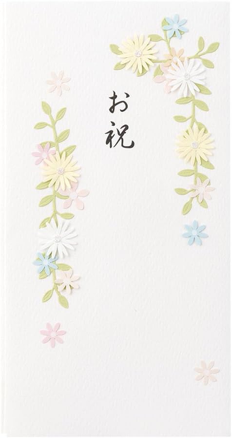 Midori 25257006 PC Gold Seal 257, Slightly Feeling, Suzume Pattern (Celebration Flower Frame White)