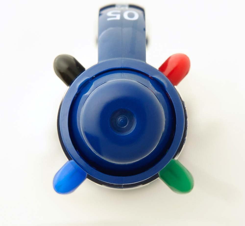 Pentel Ballpoint Pen Vicuna, Extra Fine, Black, Red, Blue, Green, Blue (BXC45C)