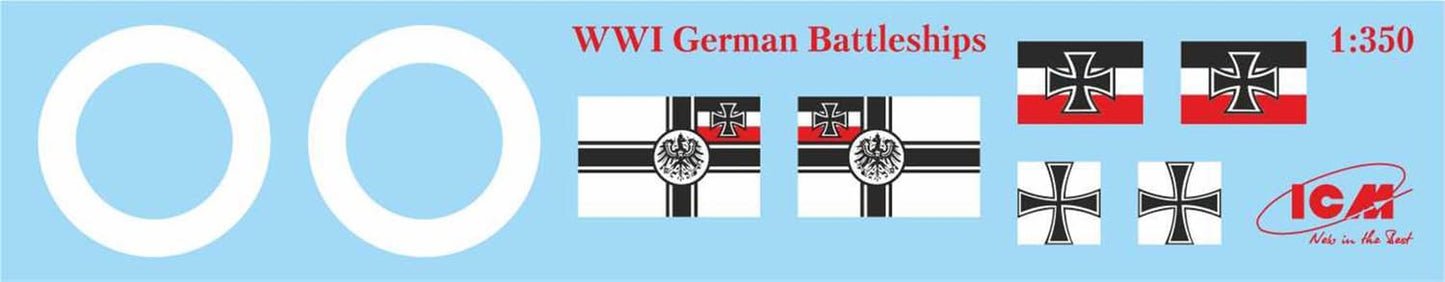 ICM Models Battleship SMS Kronprinz Building Kit