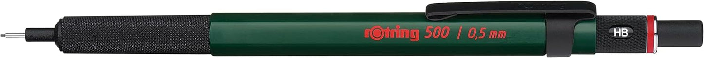 Rotring 500 Mechanical Pencil, Green Barrel, 0.5mm