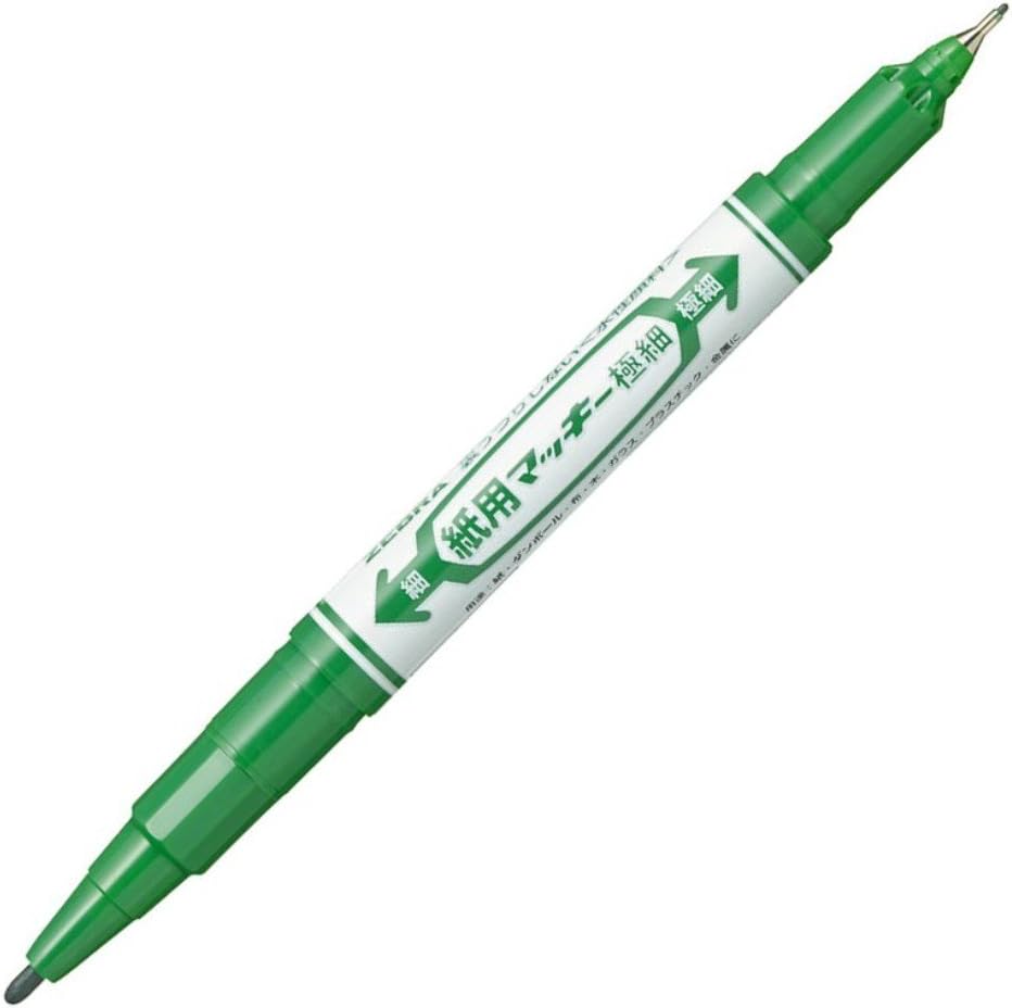 ZEBRA McKee extra fine B-WYTS5-G green 10 pieces for aqueous marker paper
