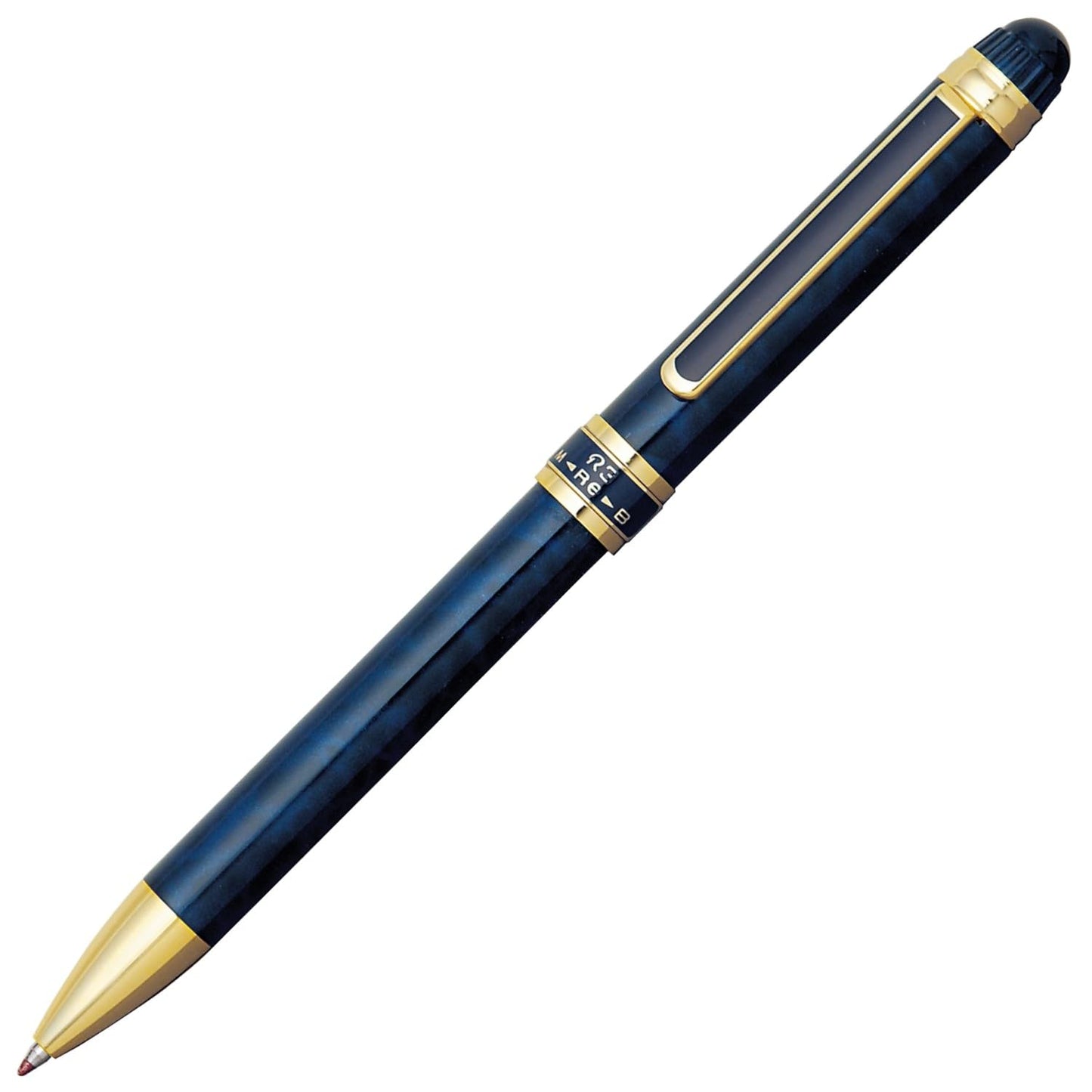 Platinum MWB-3000RN#56 Double 3 Action Multi Function Fountain Pen Blue Marble