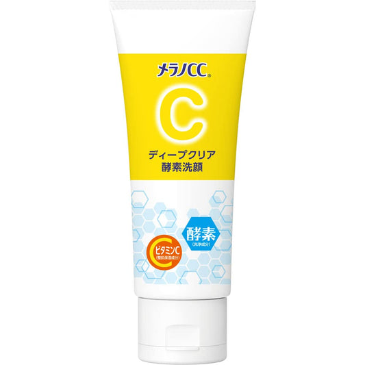 Melano CC Deep Clear Enzyme Face Wash, 4.6 oz (130 g), Enzyme x Vitamin C Formula, Facial Cleansing Foam, Pore Care