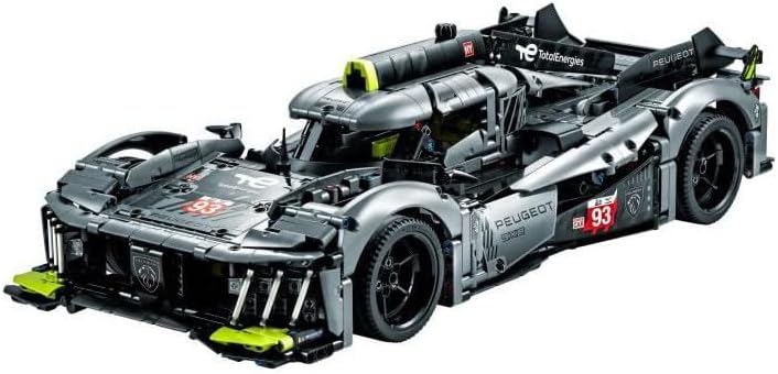 LEGO 42156 Technic PEUGEOT 9X8 24H Le Mans Hybrid Hypercar, Race Car Model Kit For Adults to Build, Christmas Activity, Gifts for Men, Women, Him or Her, 1:10 Scale, Collectible Advanced Set