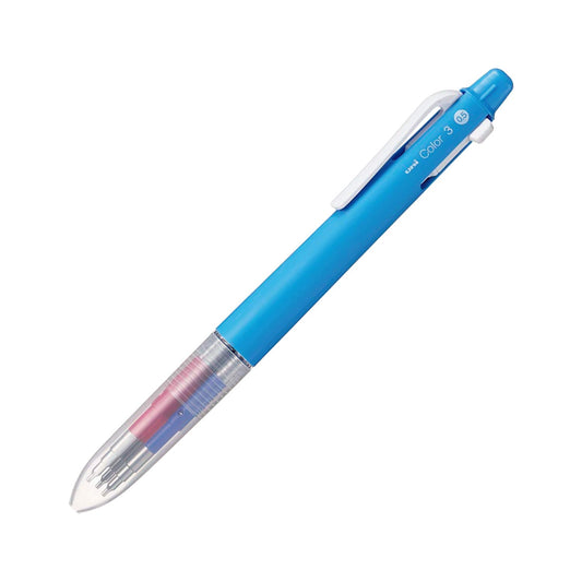 Color Core Uni Erasable Mitsubishi Pencil Three Colors Sharp Pen 3 Sky Blue ME3502C05.48
