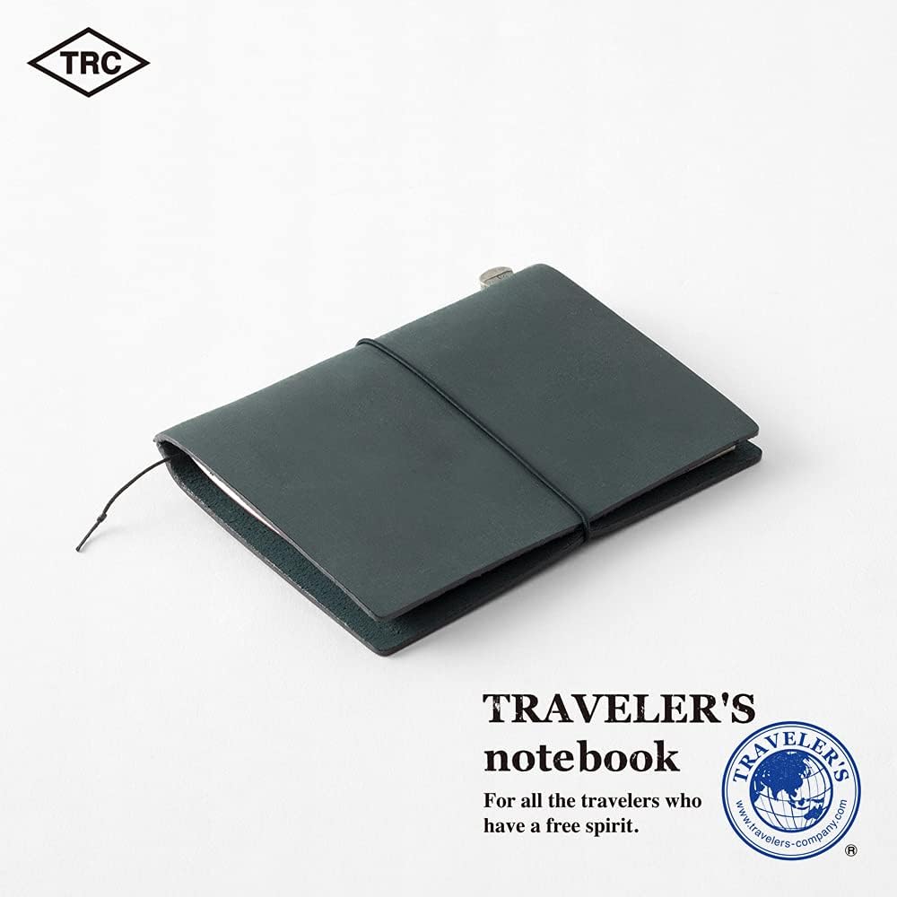 DESIGNPHIL Traveler's Notebook, Passport Size, Limited Edition, Card Included, Blue 91209661