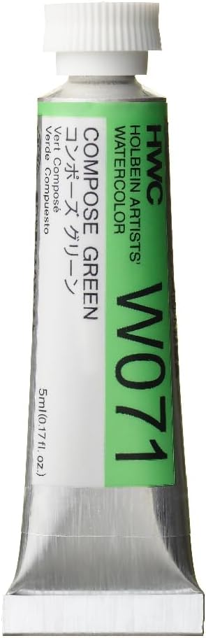 Holbein Artists Watercolor - Compose Green #1 5ml
