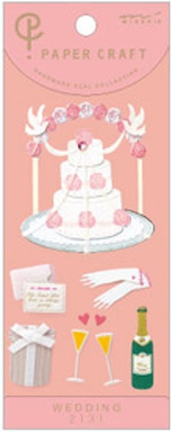 Midori PC Sticker 2131 Wedding Cake Pattern A 82131006