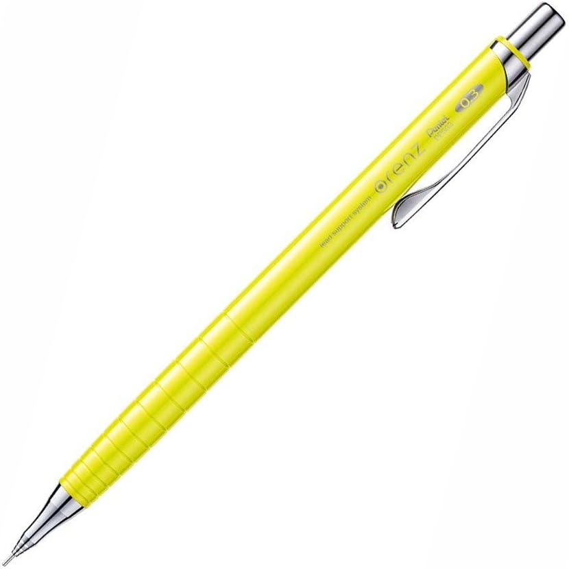 Pentel Mechanical Pencil Orenz 0.3mm, Yellow Body (XPP503-G)