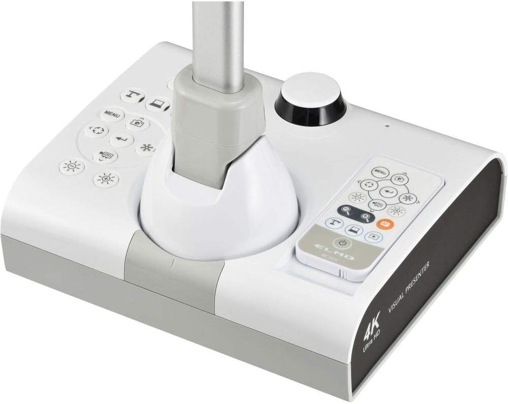Elmo 1378 Model TT-12F Document Camera, 288x Digital Zoom at 4k Ultra HD Super Speed USB 3.0 for Up to 4K Resolution, HDMI, and RGB/VGA Output