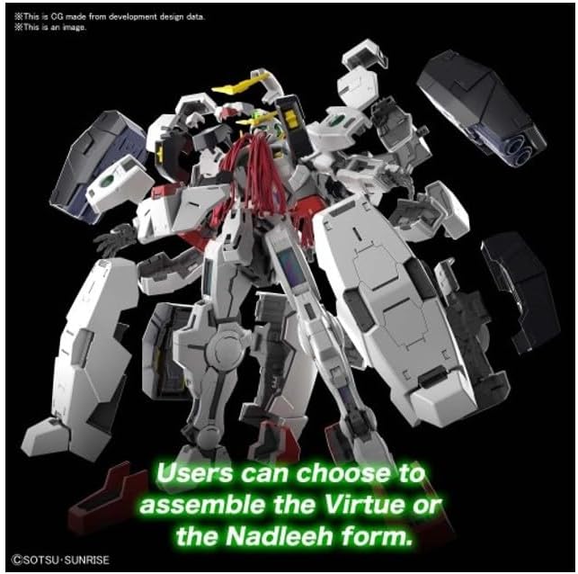Bandai Hobby - Gundam 00 - Gundam Virtue, Bandai Spirits MG 1/100 Model Kit