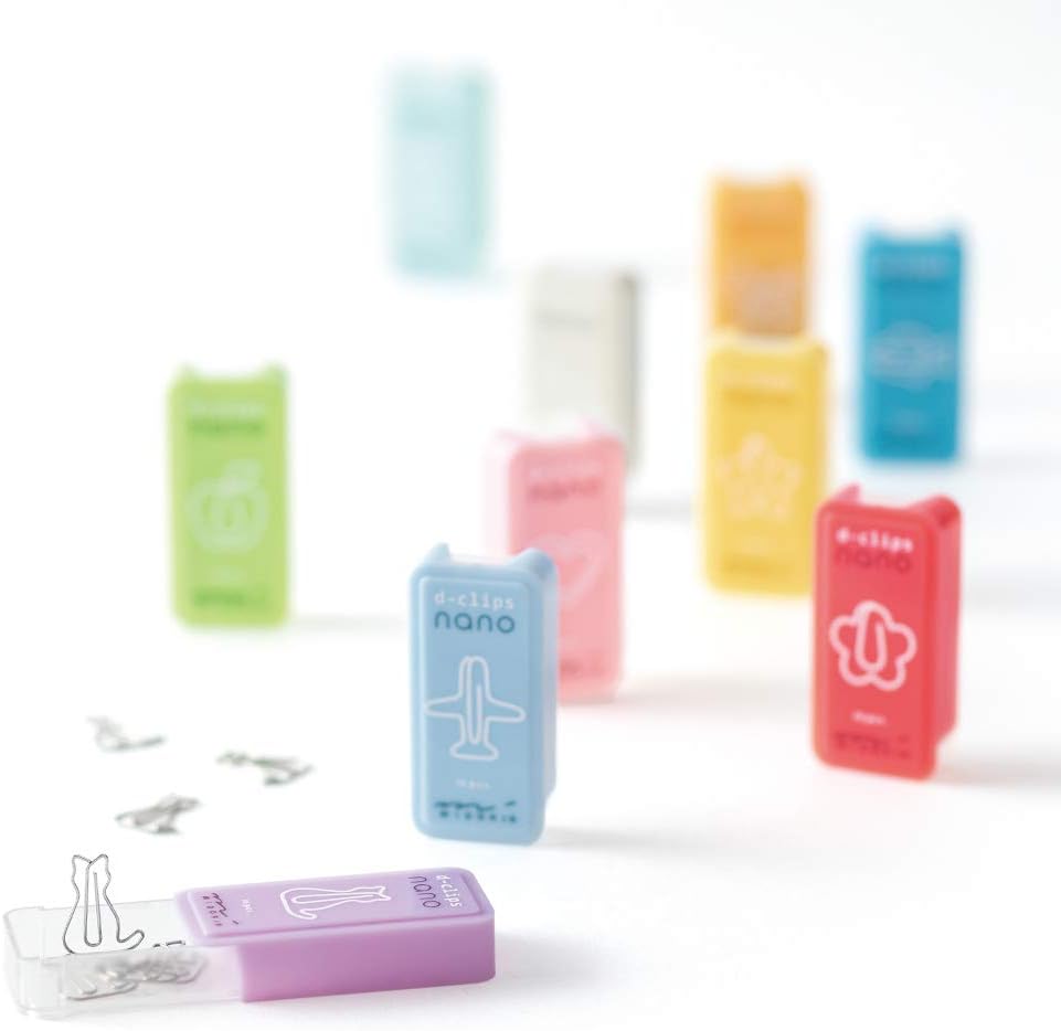 Midori 43377006 Deep Clips Nano Cat Pattern