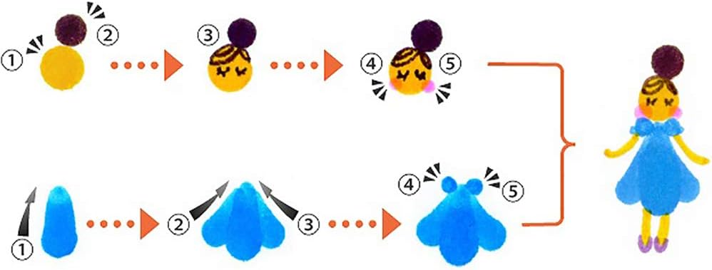 Kuretake Zig 4 Clean Colour Dot Pen Set, zzzz-s, Multi